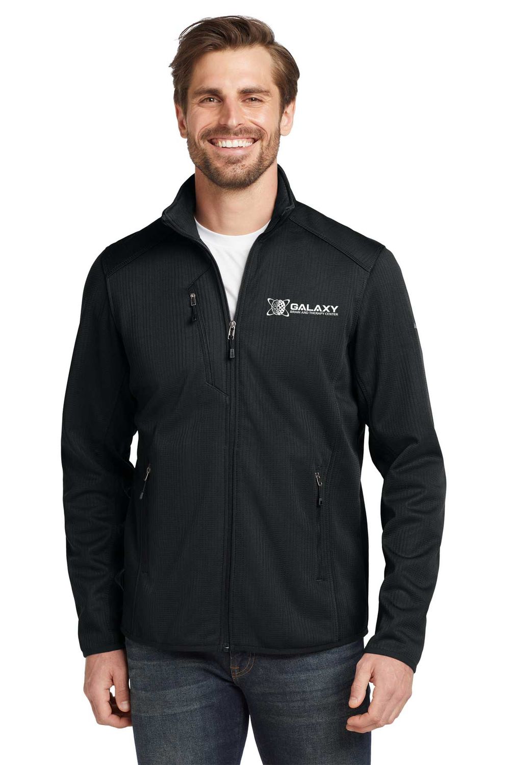 Eddie Bauer Dash Full-Zip Fleece Jacket- Black, Navy, Grey