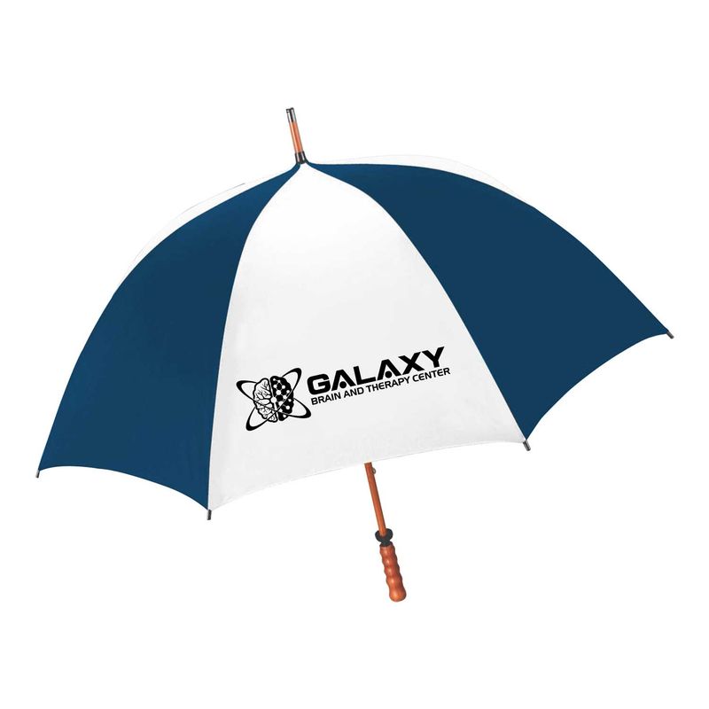 Golf Umbrella- Navy and White