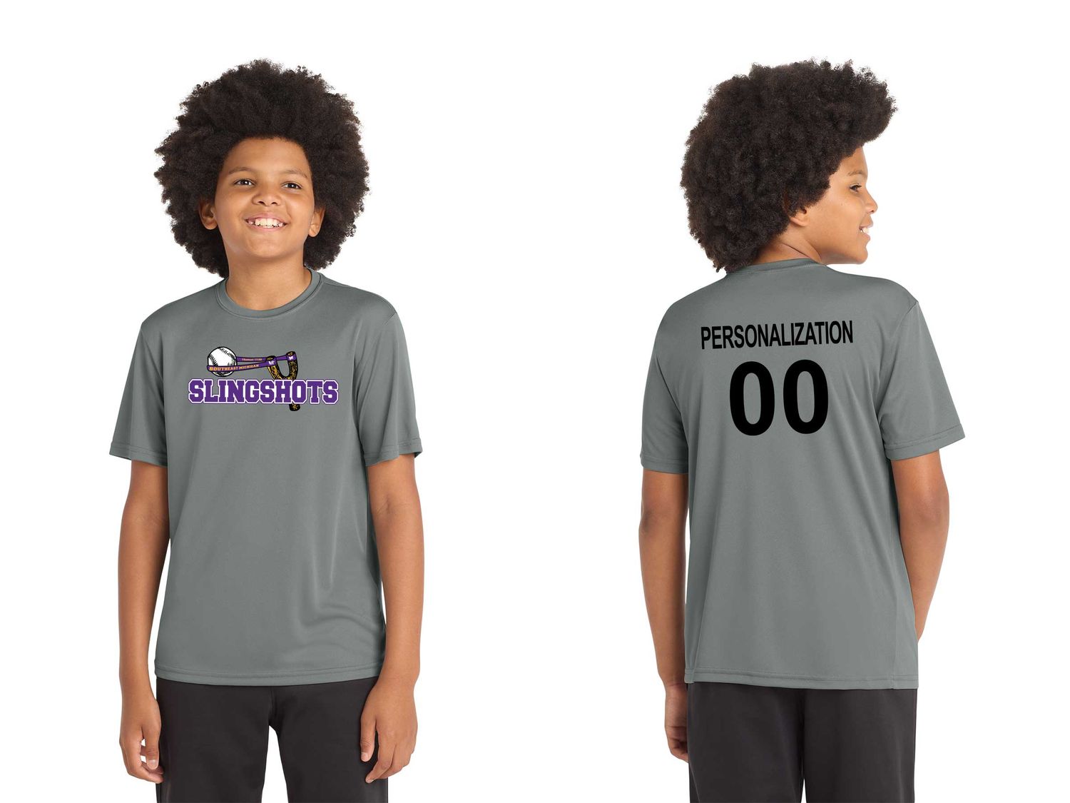 Youth Short Sleeve Performance T-Shirt- Black, White, Grey Concrete, Purple Youth Short Sleeve Performance T-Shirt- Black, White, Grey Concrete, Purple