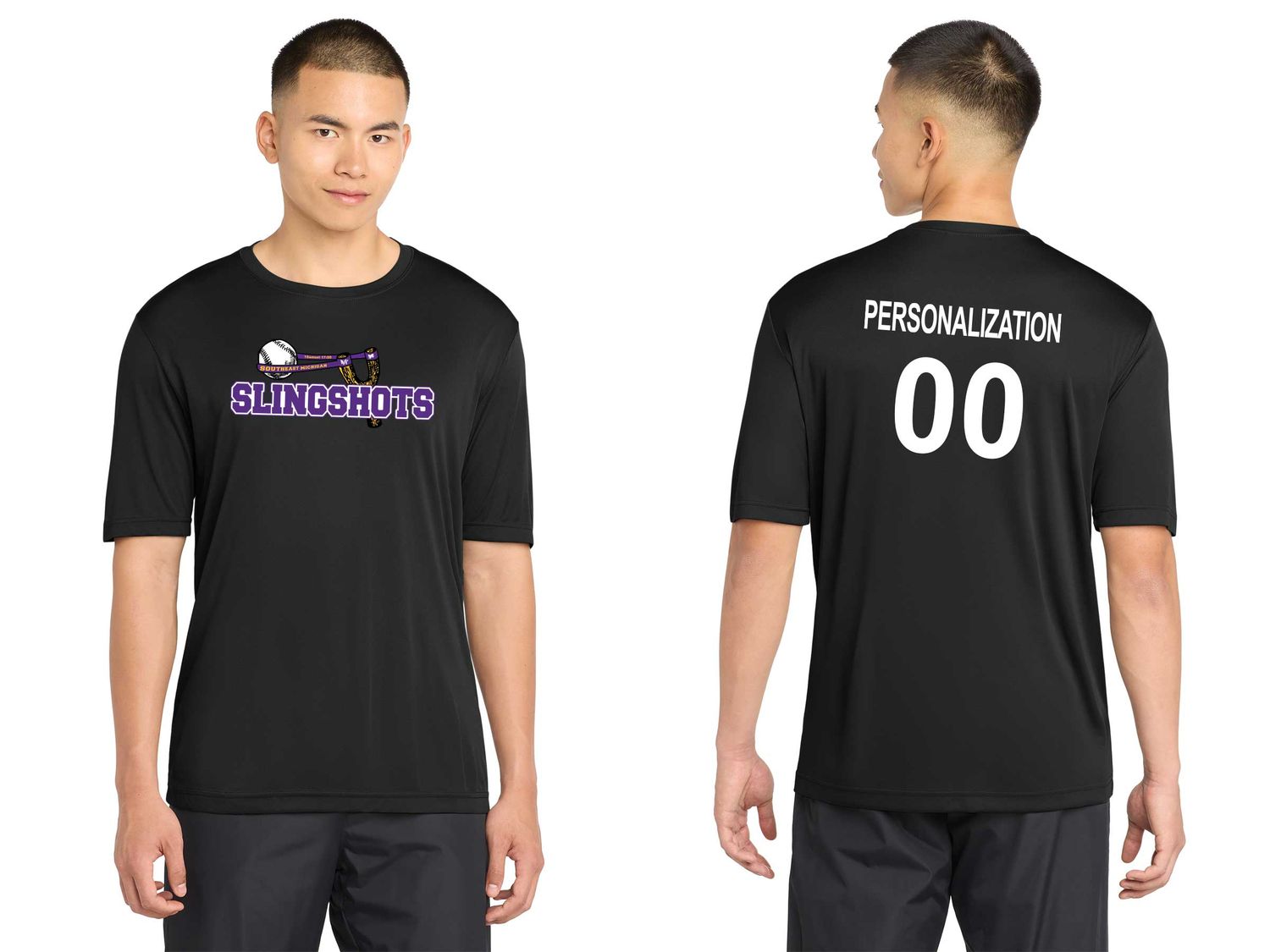 Adult Short Sleeve Performance Tee- Black, White, Grey Concrete, Purple Adult Short Sleeve Performance Tee- Black, White, Grey Concrete, Purple