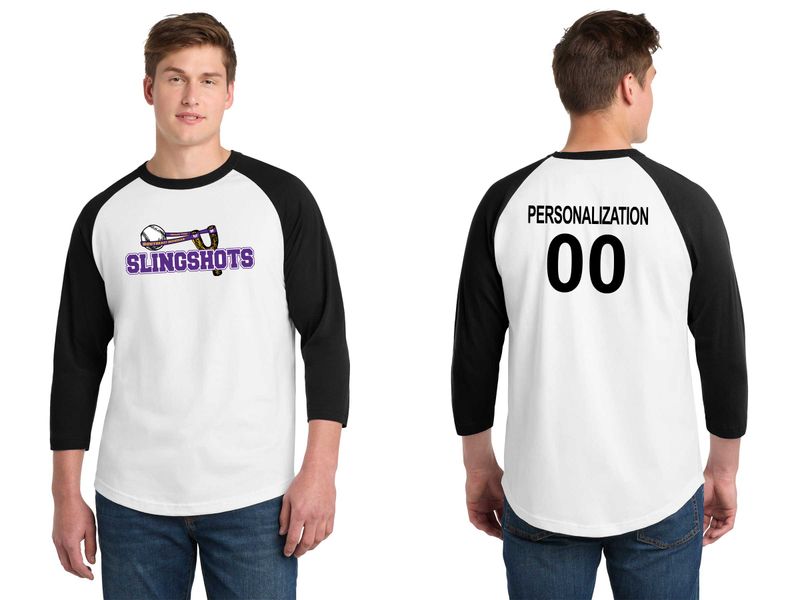 Unisex Baseball Tee-Heather Grey/Black, White/Black, White/Grey, White/Purple