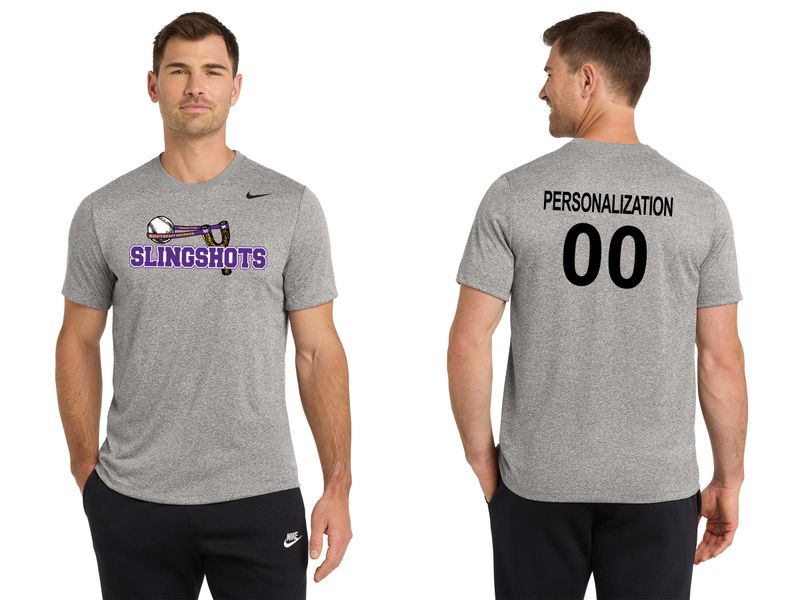 Nike Performance Short Sleeve Tee - Black, Carbon Heather, White, Purple