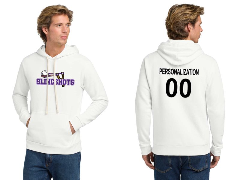 Unisex Santa Cruz Pullover Hoodie-Black, Light Grey, White, Purple