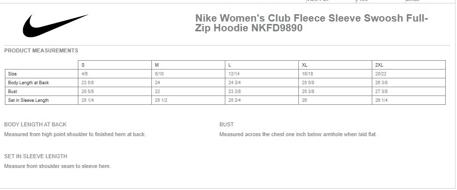 Nike Ladies Club Fleece Full-Zip Hoodie- Black, Dark Grey Heather, White