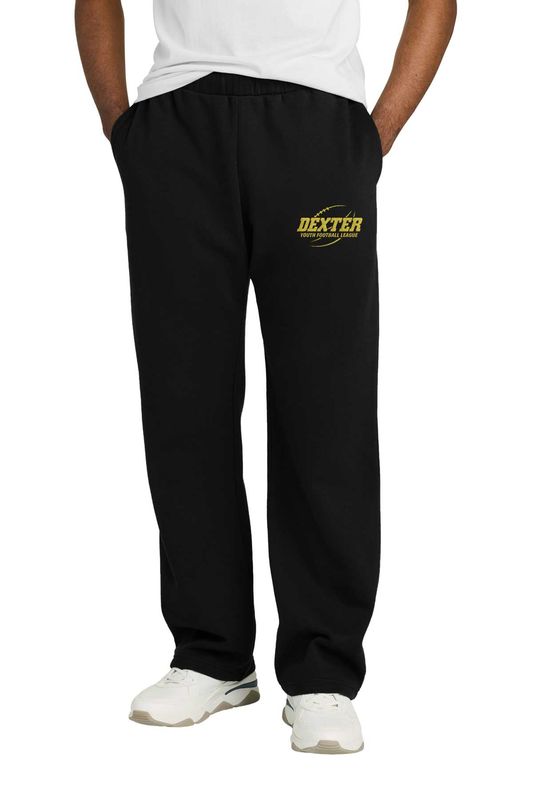 District VIT Fleece Open Bottom Sweatpant- Light Grey, Black District VIT Fleece Open Bottom Sweatpant- Light Grey, Black