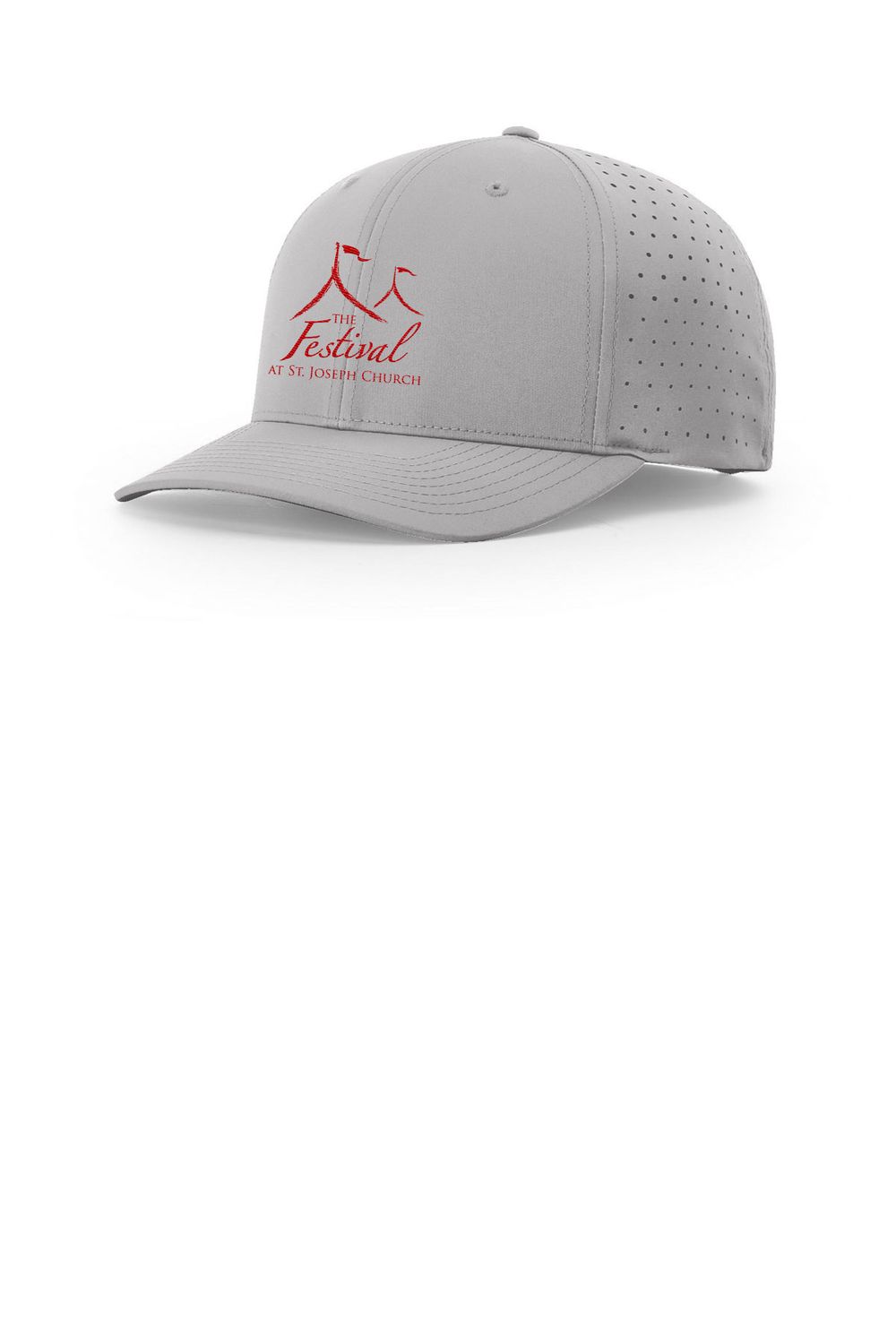 NEW Richardson Laser Perf R-Flex Snapback- Red, Grey