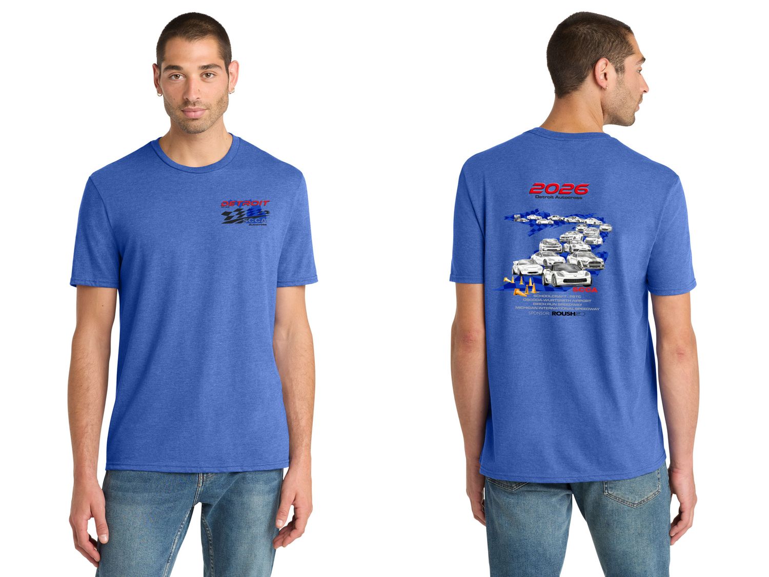 Unisex District Perfect Blend Tee - Royal Frost Unisex District Perfect Blend Tee - Royal Frost