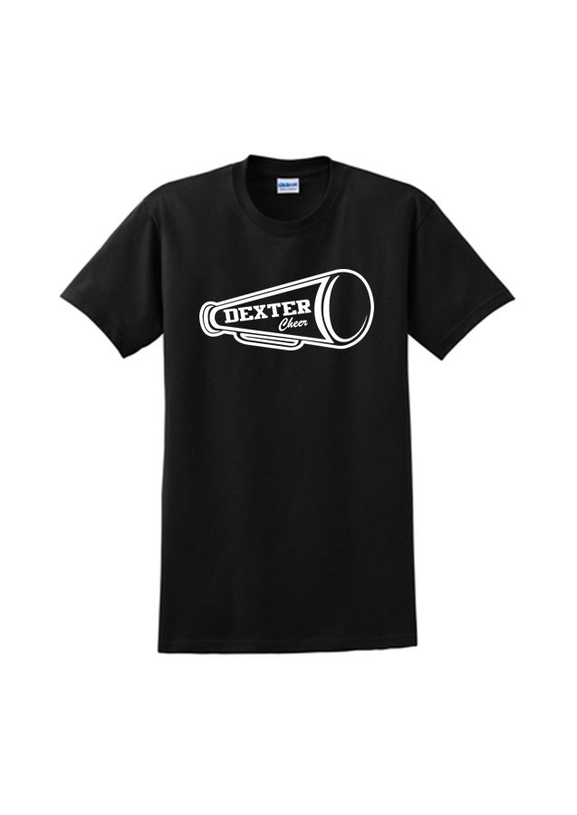 [GRADE 3, 4,5, 6: REQUIRED] Soft Cotton Megaphone T-Shirt- Black