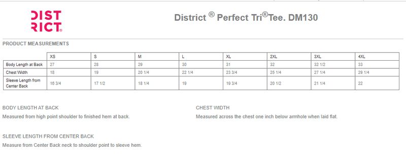 Perfect Tri Blend Soft T shirt - Navy