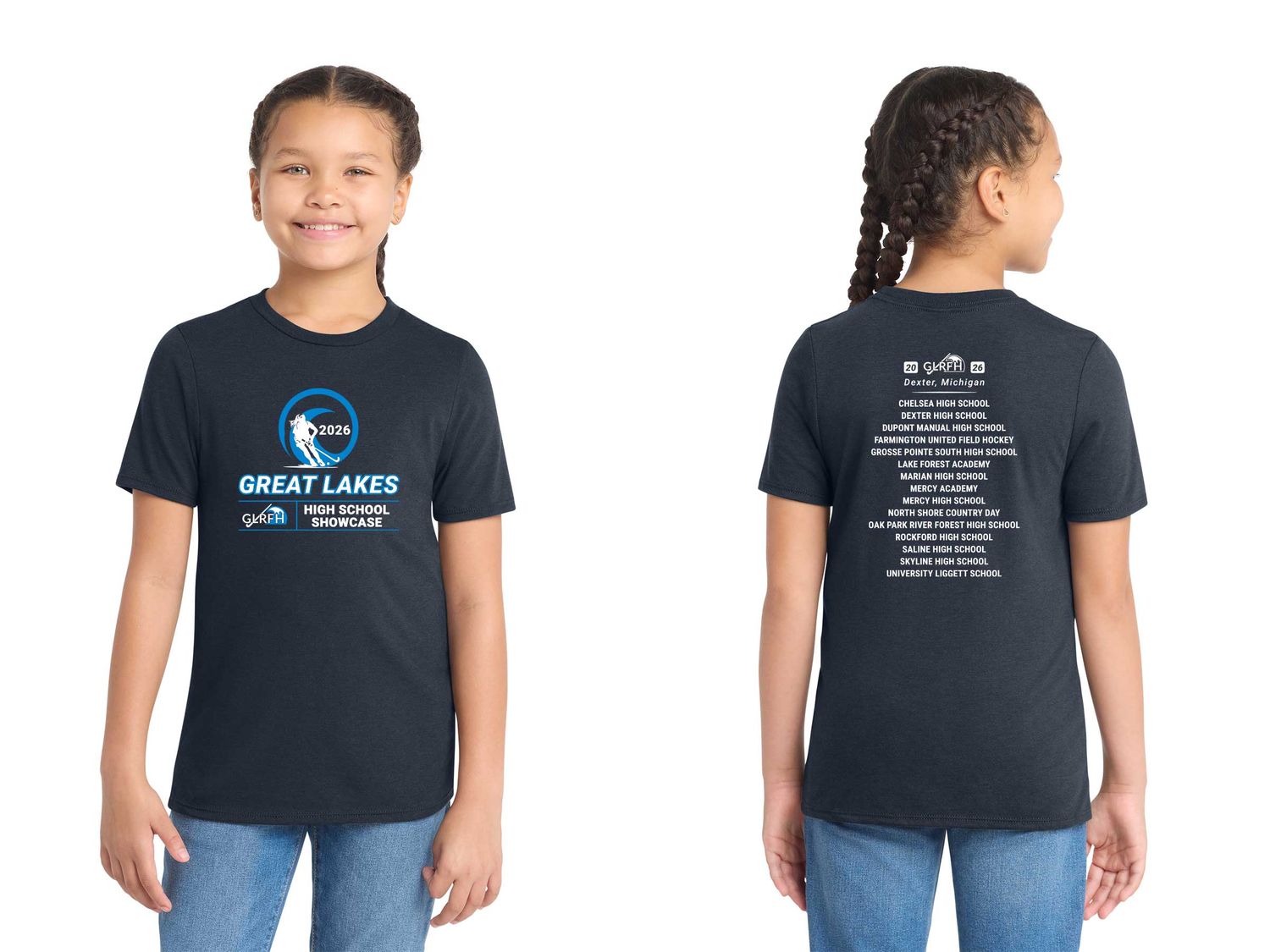 Youth Perfect Tri Blend Soft T shirt - Navy Youth Perfect Tri Blend Soft T shirt - Navy