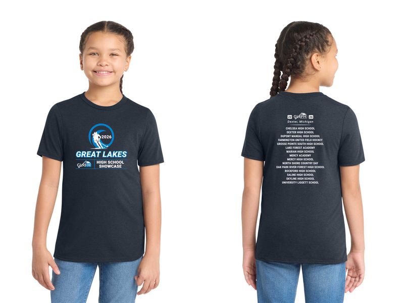 Youth Perfect Tri Blend Soft T shirt - Navy