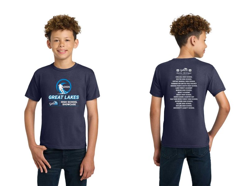 Gildan Youth Cotton Short Sleeve T-Shirt-Navy