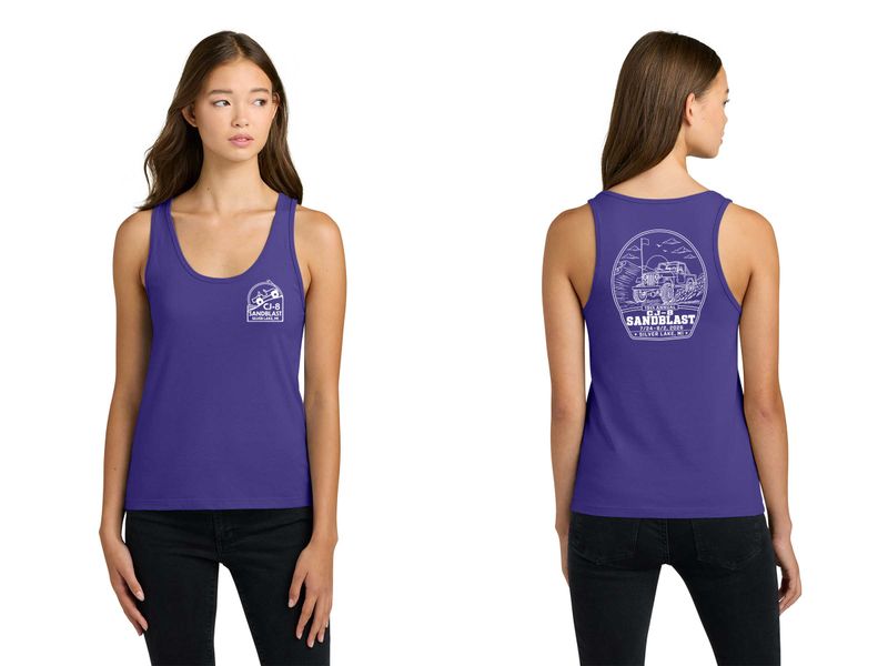 Next Level Apparel Women’s Soft Cotton Tank- Purple Rush