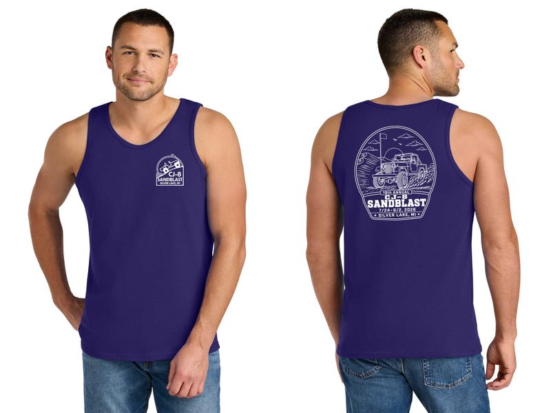 Gildan Heavy Cotton Tank Top- Purple