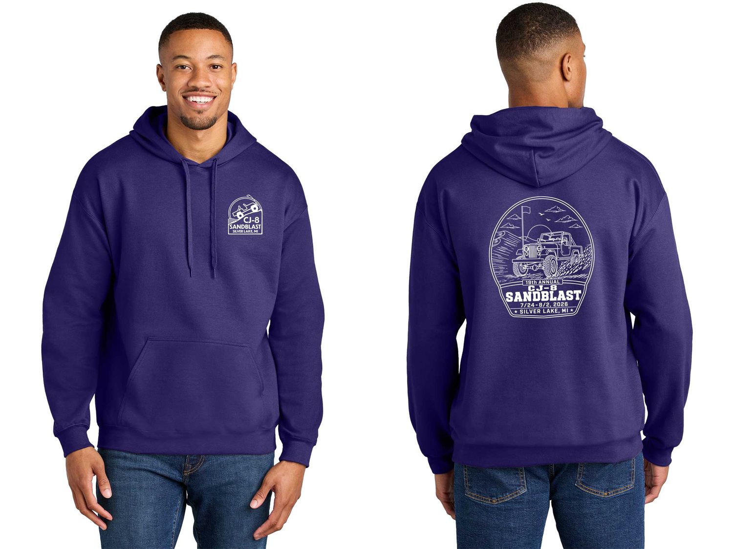 Gildan Softstyle Midweight Pullover Hooded Sweatshirt- Purple Gildan Softstyle Midweight Pullover Hooded Sweatshirt- Purple