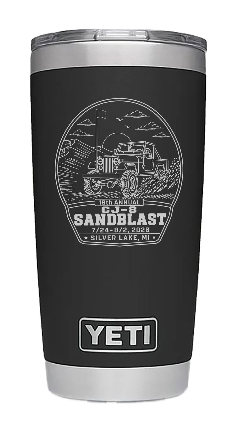 YETI 20 .oz / 30 oz. Stainless Steel Tumbler - Black