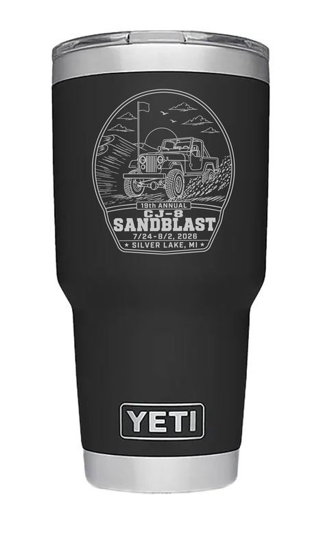 YETI 20 .oz / 30 oz. Stainless Steel Tumbler - Black