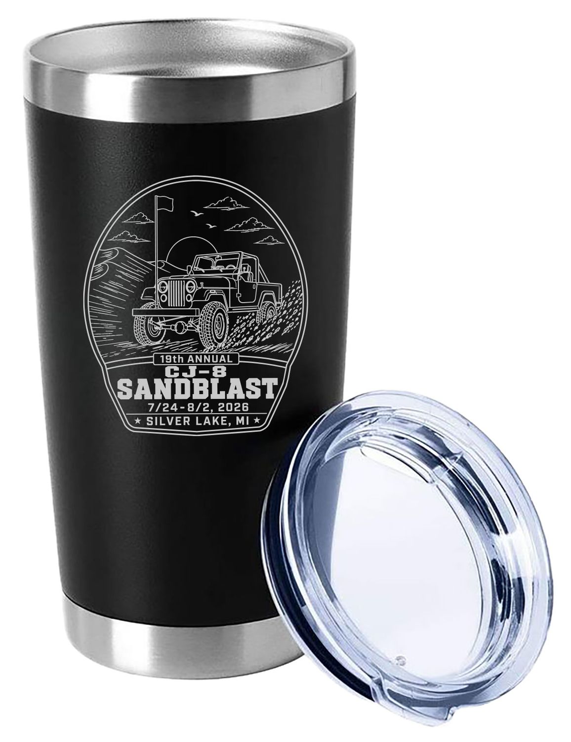 20 oz. & 30 oz. Tumblers- Black 20 oz. & 30 oz. Tumblers- Black