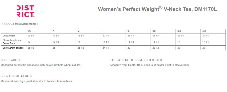 District Women’s Perfect Weight V-Neck Tee- Baked Clay