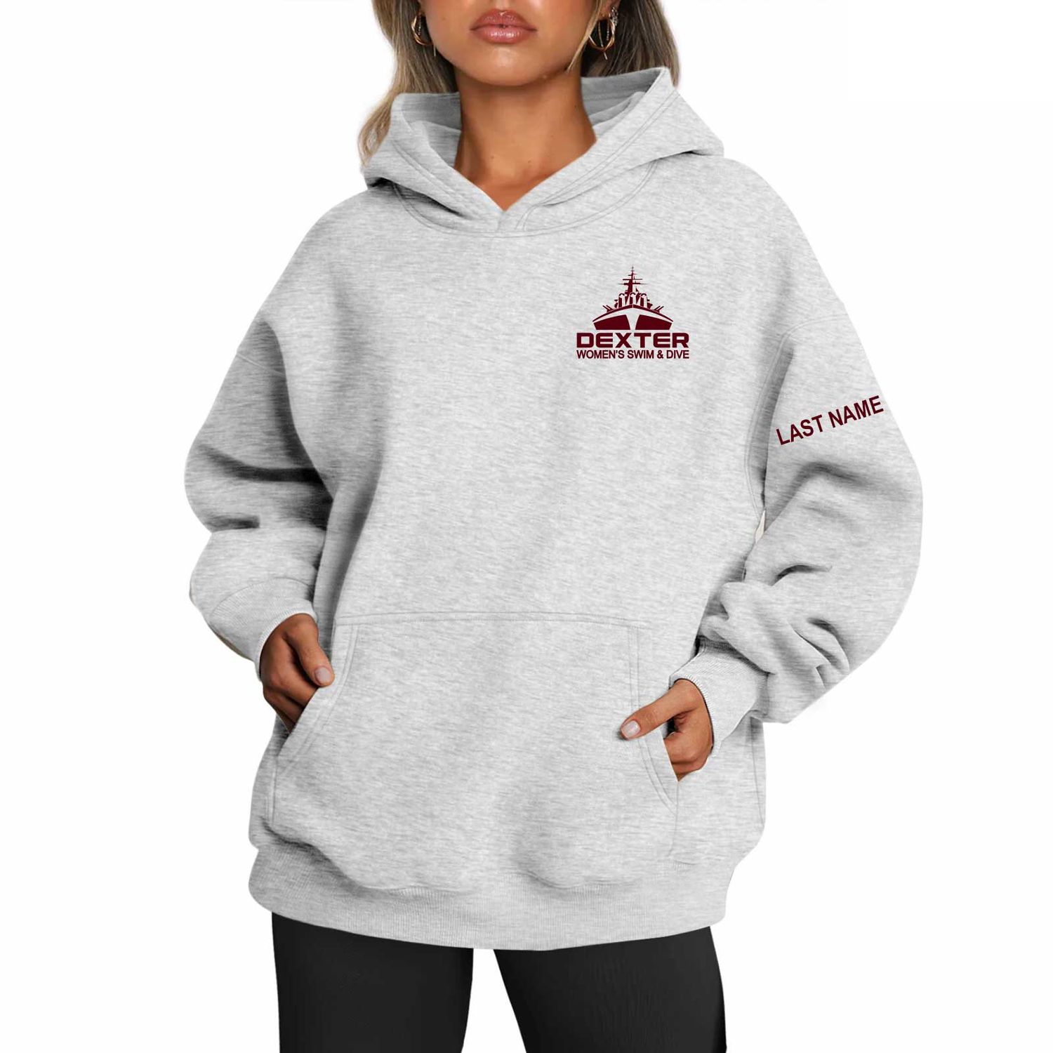 [TEAM GEAR] TrendyQueen Oversized Sweatshirt- Grey