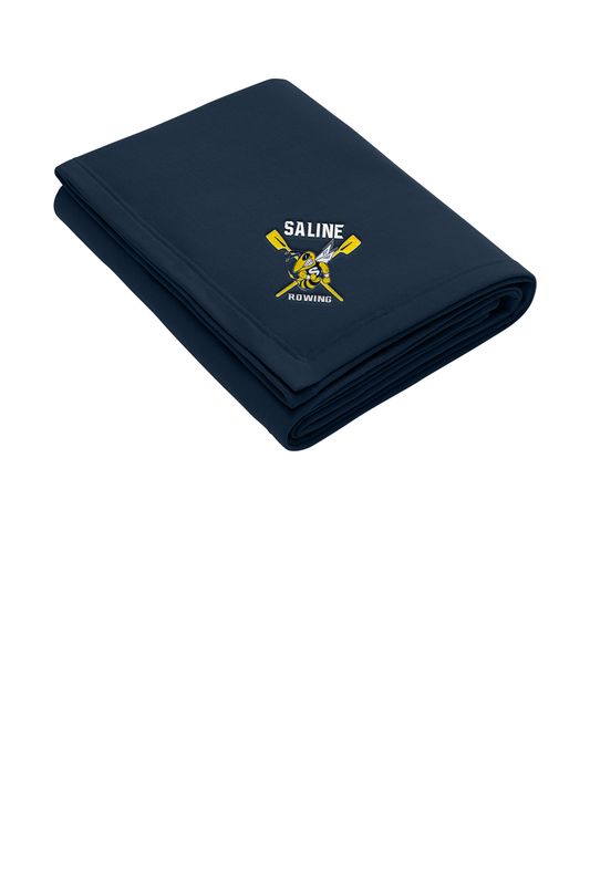 Port & Co Core Fleece Sweatshirt Blanket- Navy