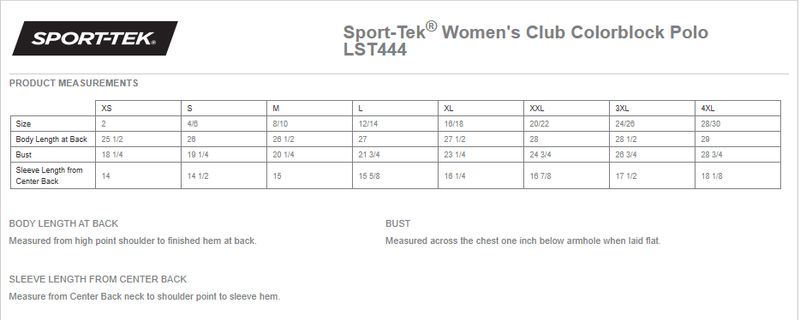 Sport-Tek Women’s Club Colorblock Polo- True Navy/White