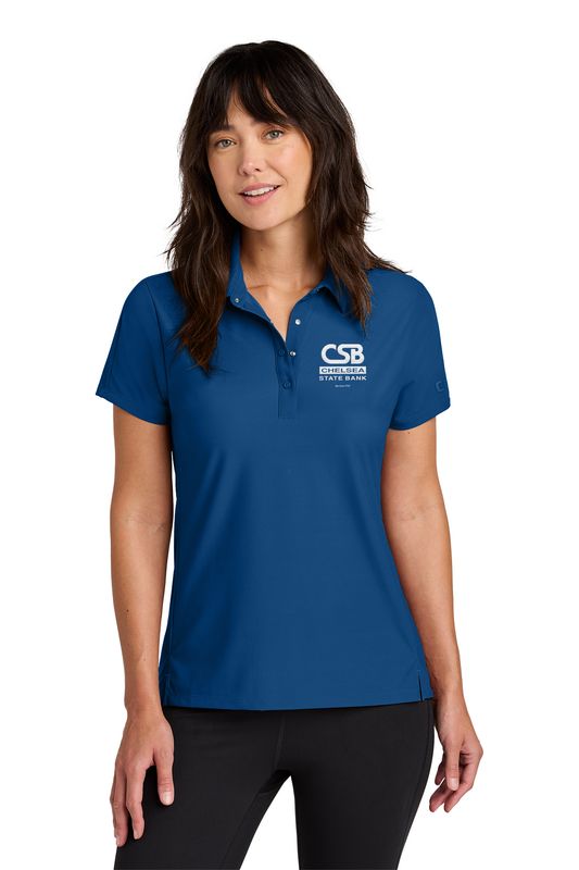 OGIO® Women’s Envision Polo - Black, Royal