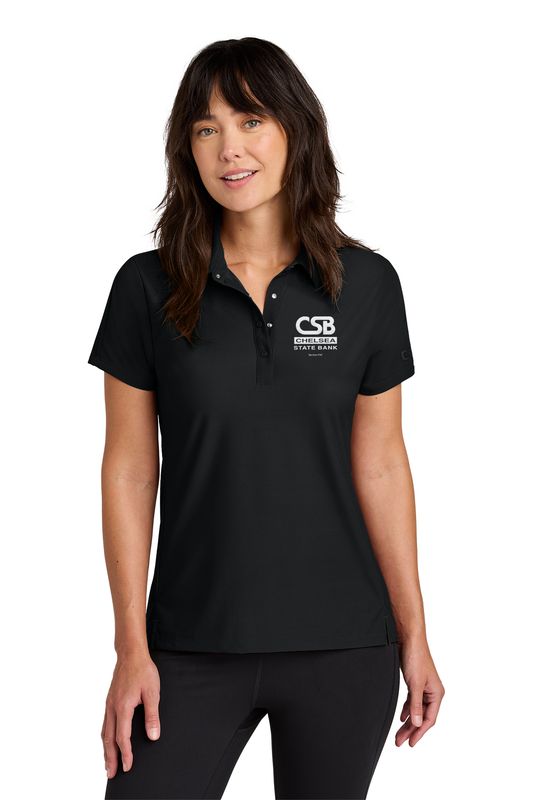 OGIO® Women’s Envision Polo - Black, Royal