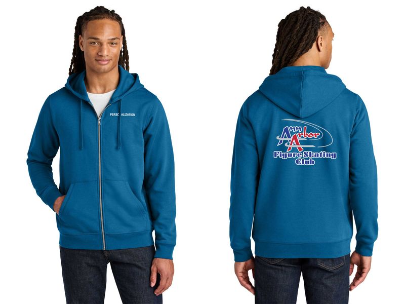 Stanley/Stella® Unisex Mixer Full-Zip Hooded Sweatshirt - Royal Blue, Bottle Green, Black, Anthracite