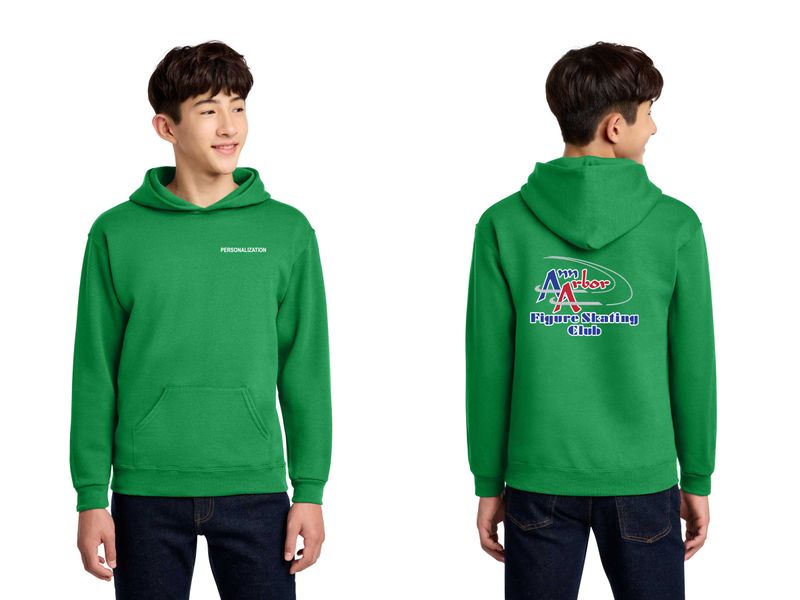 Jerzees® Youth NuBlend® Pullover Hooded Sweatshirt - Royal, Kelly, Neon Pink, Deep Purple, Black, Athletic Heather