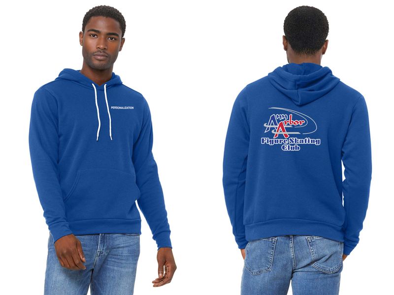 Unisex Fleece Pullover Hooded Sweatshirt- True Royal, Kelly, Pink, Team Purple, Black, Athletic Heather