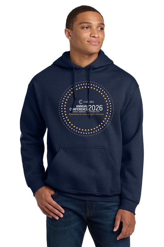 2026 Conference Circle - Unisex Heavy Blend Hooded Sweatshirt - Black, Navy, Fan Charcoal Heather