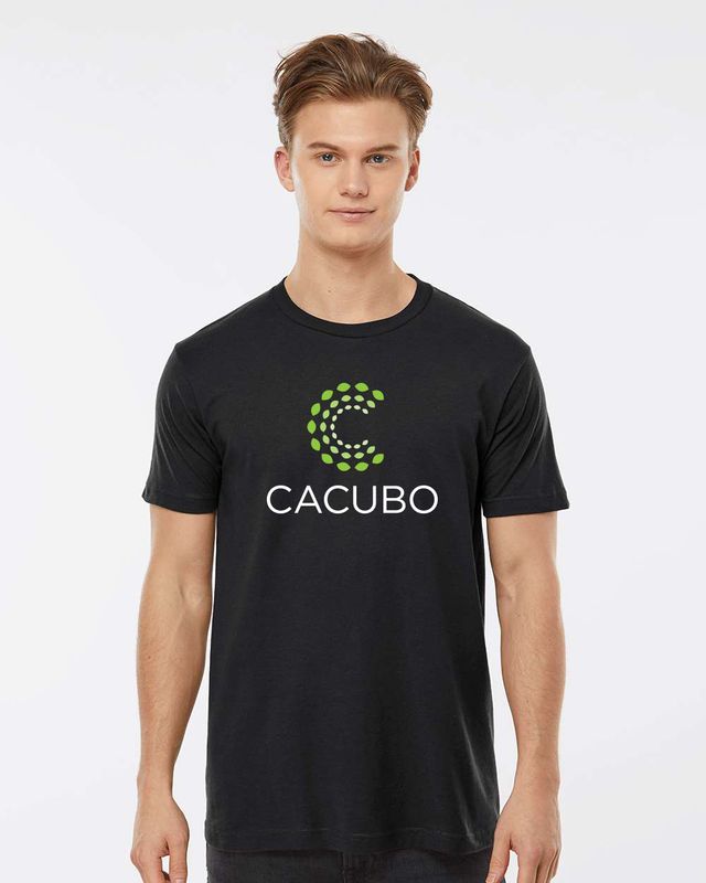 CACUBO - Unisex Fine Jersey T-Shirt - Black, Navy, Heather Charcoal