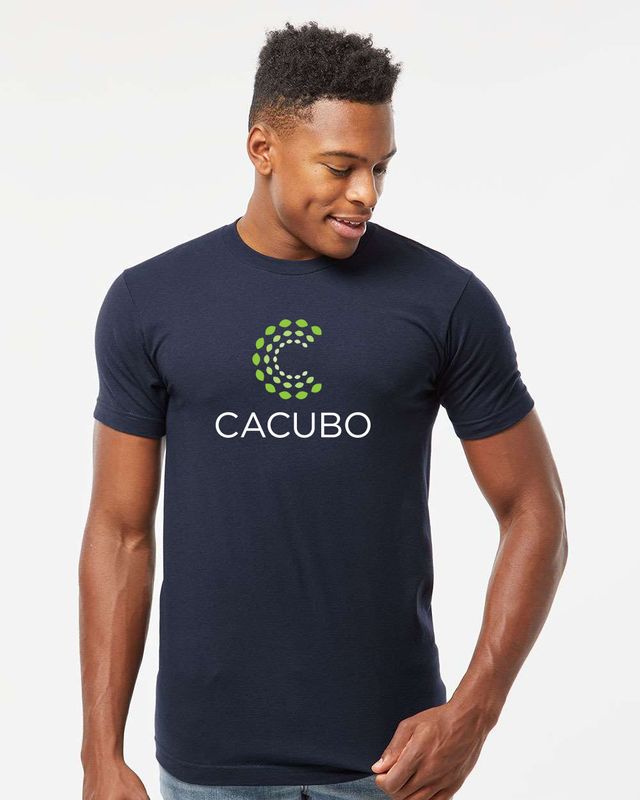 CACUBO - Unisex Fine Jersey T-Shirt - Black, Navy, Heather Charcoal