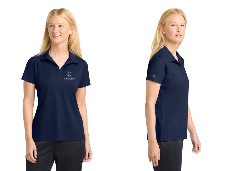 Women's Short Sleeve Polo - Black, True Navy, Iron Grey