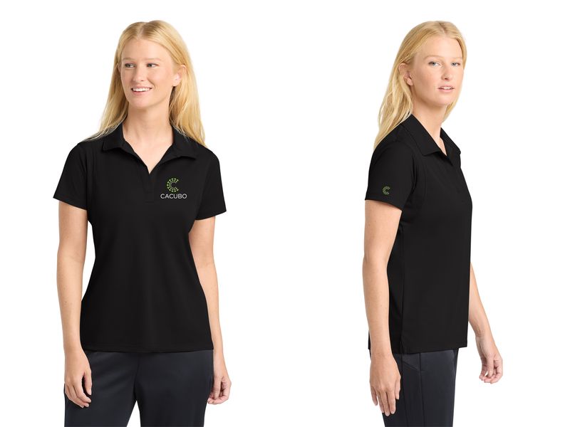 Women's Short Sleeve Polo - Black, True Navy, Iron Grey