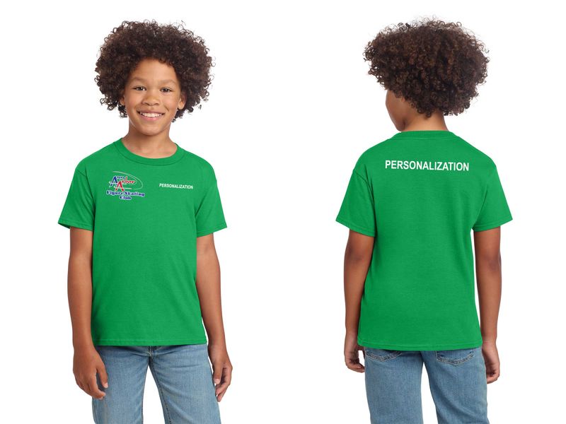 Gildan Youth Softstyle® T-Shirt - Royal, Irish Green, Azalea, Purple, Black, Sport Grey, Light Pink, Light Blue