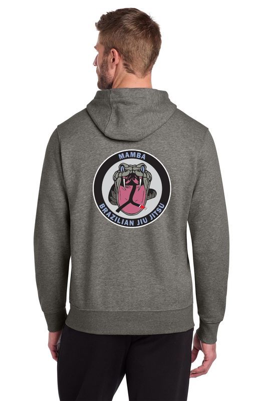 Men's Nike Club Fleece Full-Zip Hoodie - Charcoal Heather, Black