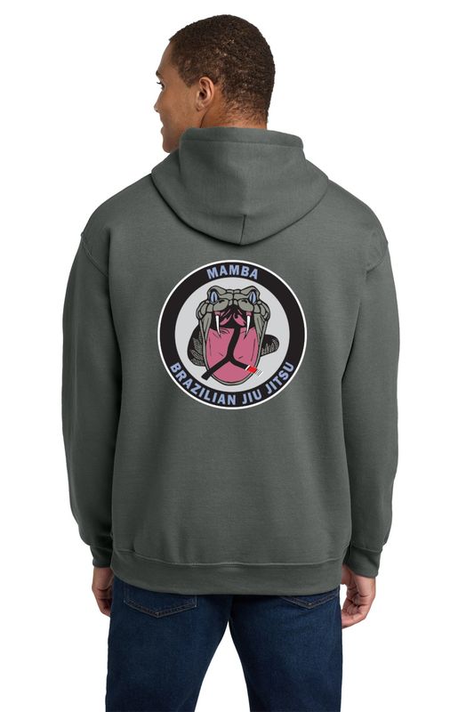 Gildan® Heavy Blend™ Hooded Sweatshirt - Charcoal, Black
