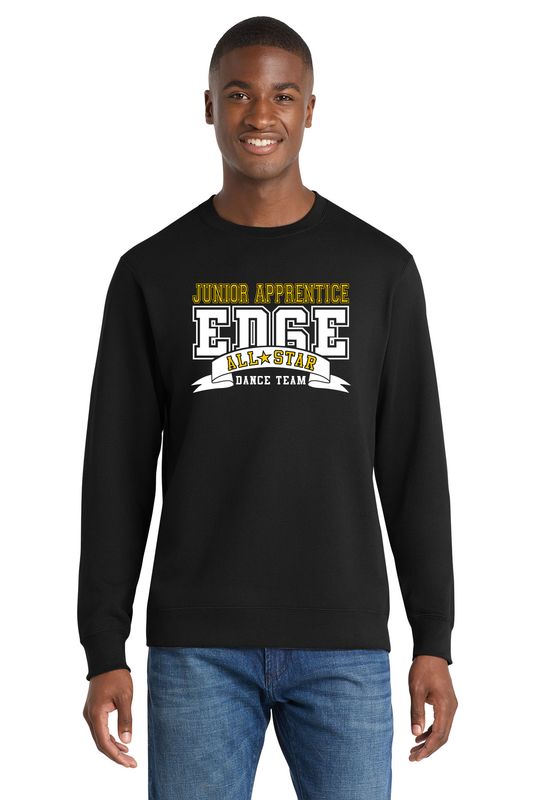 JUNIOR APPRENTICE Fleece Crewneck Sweatshirt-Black