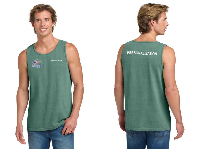 Comfort Colors® Heavyweight Ring Spun Tank Top - Royal Caribe, Light Green, Neon Pink, Grape, Black, Granite, Blossom, Chambray