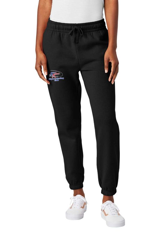 District® Women’s V.I.T.™ Fleece Sweatpant - Black, Light Heather Grey