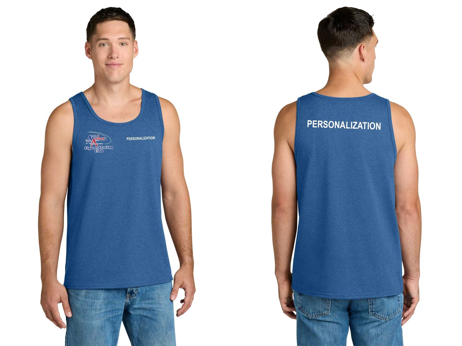 Jerzees Classics™ Unisex Cotton Tank - Retro Heather Royal, Athletic Heather, Breezy Blue Jerzees Classics™ Unisex Cotton Tank - Retro Heather Royal, Athletic Heather, Breezy Blue