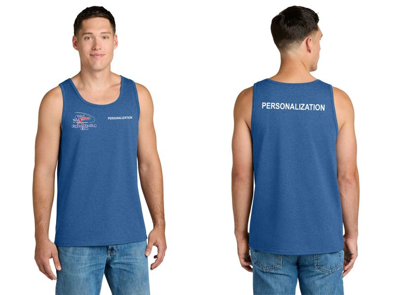Jerzees Classics™ Unisex Cotton Tank - Retro Heather Royal, Athletic Heather, Breezy Blue