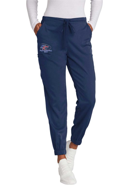 WonderWink Women’s Premiere Flex Jogger Pant - Navy, Black,  Pewter