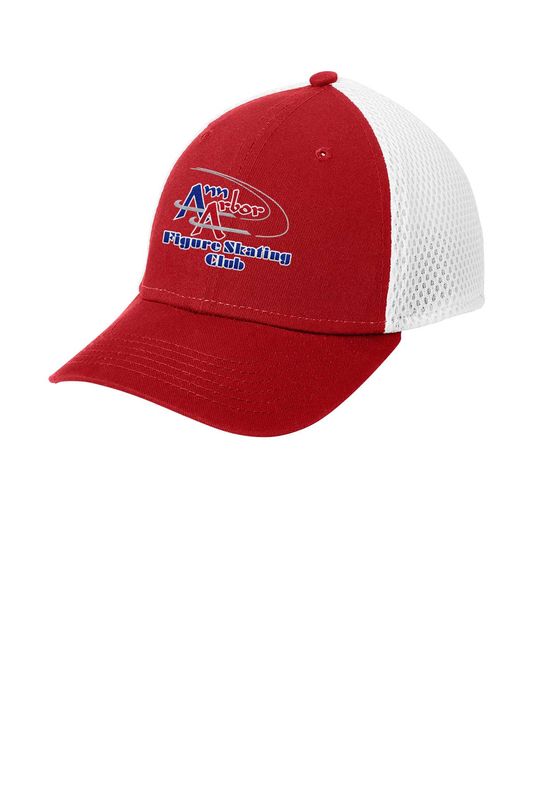 New Era® - Youth Stretch Mesh Cap - Scarlet Red/White, Deep Navy/White, Black/Black, Black/White, Royal/White