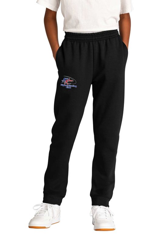 Port & Company Youth Core Fleece Jogger- Navy, Black, Athletic Heather