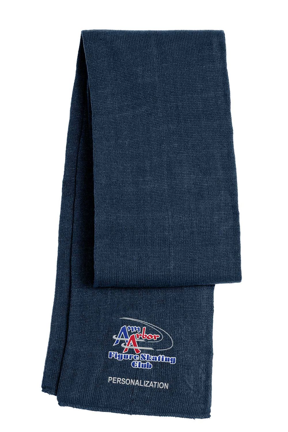 Port & Company Knitted Scarf- Navy, Black, Athletic Oxford Port & Company Knitted Scarf- Navy, Black, Athletic Oxford