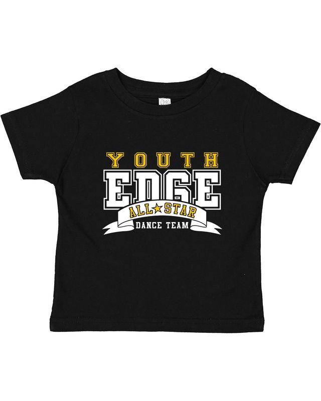 YOUTH EDGE Toddler Cotton Jersey T-Shirt-Black