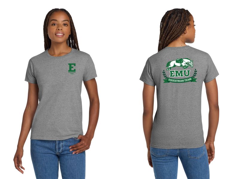 Ladies Basic Cotton Tee - Sport Grey, White